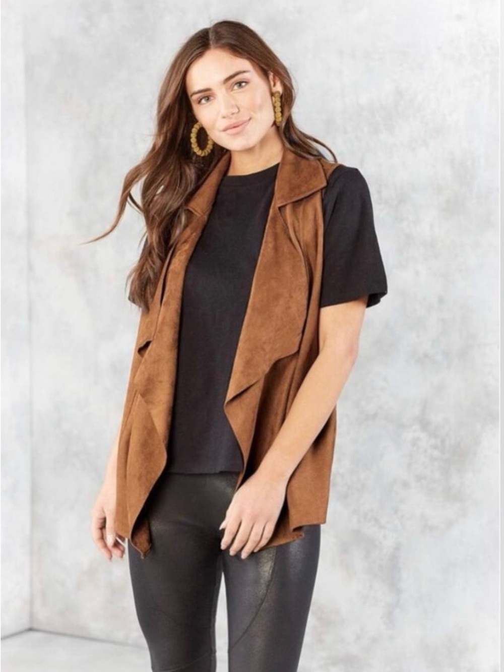 Mudpie isabelle faux suede vest